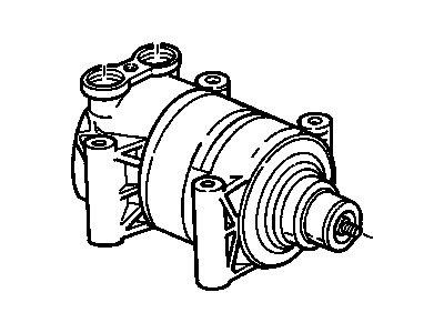 Chevy 19169353 COMPRESSOR,A/C(INCLUDES O-RINGS)(INCLUDES 2-16)(REMANUFACTURED-NOT FOR SALE WHERE IMPORTS ARE RESTRICTED)((W/O HIGH PRESSSURE SWITCH))