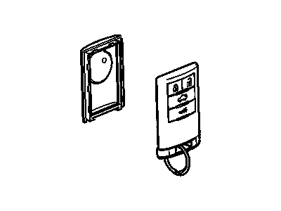 Cadillac 20998282 TRANSMITTER,REMOTE CONTROL DOOR LOCK(INCLUDES 2)(#2 FOB)(REMOTE START)(5 BUTTON)(10.485)(SERVICE COMPONENT OF TRANSMITTER PACKAGES)