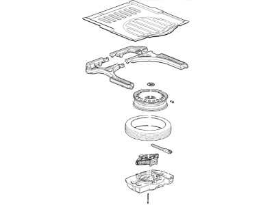 Chevy 84983794 TIRE KIT,SPARE(INCLUDES 2-12)