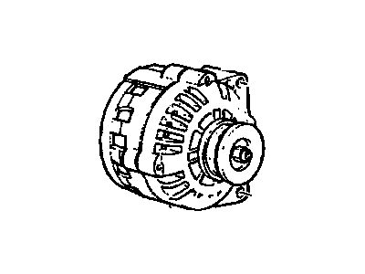 Chevy 19244771 GENERATOR,(STAMPED 10480267; STAMPED 10480156)(SEE GENERATOR ASM ILLUSTRATION IN THIS GROUP FOR DETAILS)(REMANUFACTURED-NOT FOR SALE WHERE IMPORTS ARE RESTRICTED)(DELCO SERIES CS144)