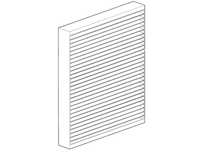 GMC 84984665 FILTER,PASS COMPARTMENT AIR(DURAPACK 6 COUNT OF CABIN AIR FILTERS)