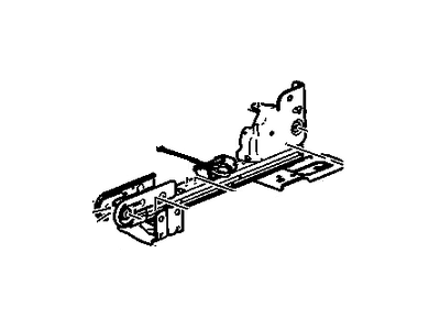 Chevy 88976870 RISER,REAR SEAT INNER(E-Z ENTRY)(INCLUDES CAM)(INCLUDES CABLE)