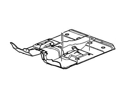 GMC 25850442 CARPET,FRONT FLOOR PANEL(EBONY)