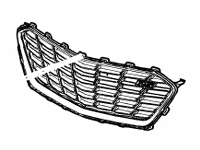 Chevy 84145373 GRILLE,FRONT(SEE GROUP 01"GRILLE/RADIATOR" FOR DETAILED ILLUSTRATED VIEW)