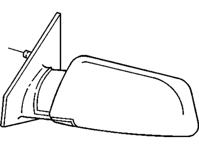 GM 15764764 Mirror Assembly, Outside Rear View *Marked Print