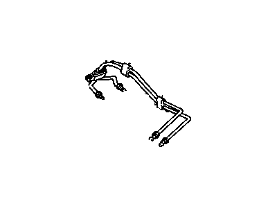 Chevy 14098631 PIPE,FUEL INJECTION FUEL FEED(CONTAINS 12&14 MM ATTACHMENT NUTS)(LINE #1)