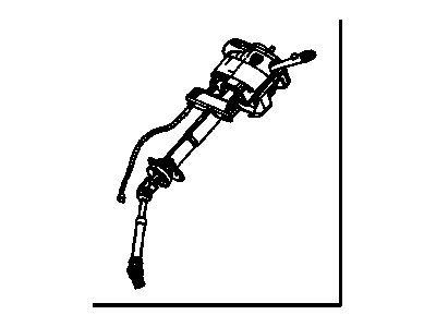 Pontiac 19178306 COLUMN,STEERING(INCLUDES 2-38)(LESS I SHAFT,UP & LOWER SHROUD, HARNESS,SWITCH,MODULE)