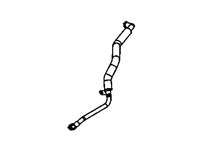 Chevy 12575301 TUBE,PCV(500MM CENTER TO CENTER)(FRESH AIR)(AIR CLEANER TUBE TO VALVE COVER)(INCLUDE GROMMENT)