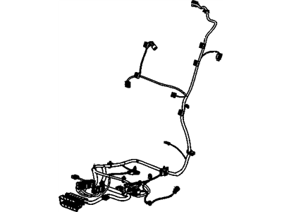 GM 20840612 Harness Assembly, Front Seat Wiring