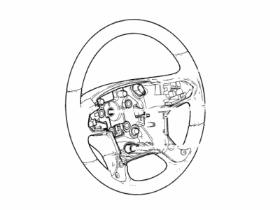 Chevy 84483798 WHEEL,STEERING(INCLUDES 2-5,8-14)(COCOA)