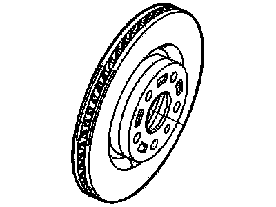 GM 92287414 Front Brake Rotor