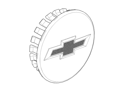 GMC 84388541 CAP PKG,WHEEL TRIM(INSTALL 0.10)(0.0365 KG)