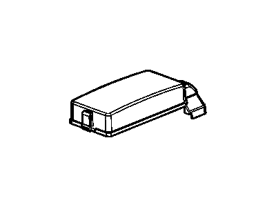 Pontiac 15792246 COVER,ENGINE WIRING HARNESS FUSE BLOCK(PART OF 2)(2ND DESIGN USED ON UHBEC 15787553. 1ST DESIGN SEE 15250620.)