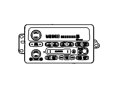 Cadillac 9354886 KNOB,RADIO TONE CONTROL(PART OF 29,30)(AUDIO)