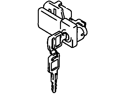 GM 91175161 Lock,Instrument Panel Compartment Door