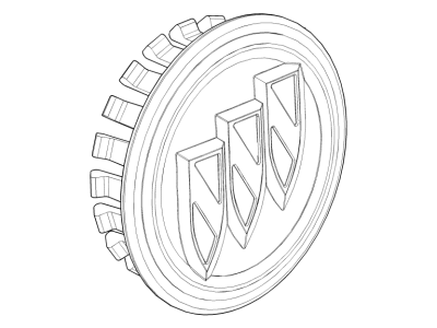 Buick 19299302 CAP PKG,WHEEL TRIM(INCLUDES 1)(INSTALL 0.10)(SINGLE 0.2 KG)(4 PC QTY OF 09595011)(5.858)