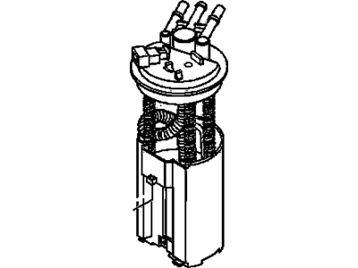 GM 15205636 Fuel Tank Fuel Pump Module(Sender & Pump)