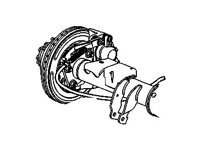 GMC 15017169 CABLE,PARKING BRAKE REAR(2520 MM)