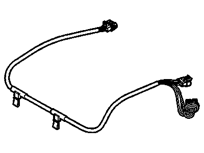 Chevy 13585316 CONNECTOR,FUEL TANK WIRING HARNESS(BLACK)(3-WAY FEMALE)(W/LEADS)(2.535)