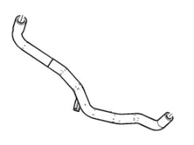 GMC 23125838 HOSE,HEATER OUTLET(HEATER HOSE FROM "T" CONNECTION TO ENGINE)