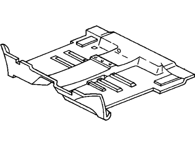 GM 15990145 Mat Assembly, Floor *Gray M