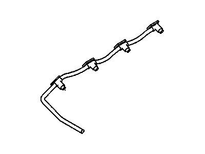 Chevy 98062291 HOSE,FUEL INJECTOR FUEL RETURN(INCLUDES O-RINGS)