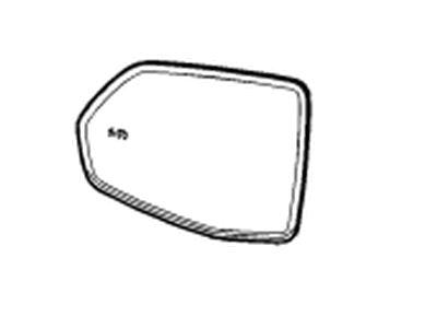 Cadillac 23394631 MIRROR,OUTSIDE REAR VIEW (REFLECTOR GLASS & BACKING PLATE)