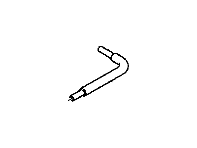 Chevy 97216065 HOSE,FUEL FILTER(FROM FUEL FILTER TO CONNECTOR PIPE)