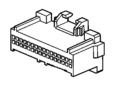 Chevy 13587188 CONNECTOR,MODULE-HEATER, A/C PROGRAMMER(PART OF 11)(BLACK)(8-WAY FEMALE)(W/LEADS)(2.530)