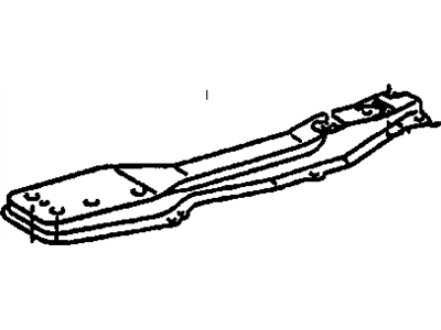 GMC 12388900 CROSSMEMBER,TRANS SUPPORT(PART OF 1)(W/SLOTTED TRANS MOUNT HOLES)(INCLUDES TRANSFER CASE BRACE & OXYGEN SENSOR SHIELD)