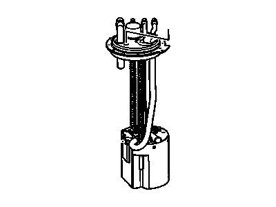 Chevy 19368820 MODULE KIT,FUEL TANK FUEL PUMP (W/O FUEL LEVEL SENSOR)(INCLUDES 6,7)(USE TOGETHER WITH 20893611)