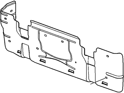 GMC 25847154 SHIELD,FUEL TANK FRONT