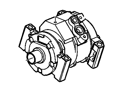 Chevy 10364874 COMPRESSOR,A/C(INCLUDES 2-10)