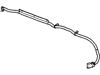 GMC 25862351 CABLE,AUXILIARY BATTERY POSITIVE(INCLUDES 23,26,27)(AUXILIARY CABLE ONLY)