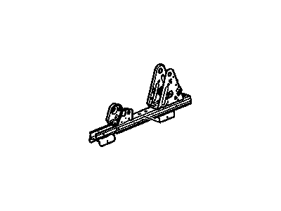 GMC 12475961 ADJUSTER,DRIVER SEAT OUTER(USED WITH TRIM CODES ENDING IN D)(USE 12475972 CLIP)(FOR SEATS W/ CUSHION TILT FEATURE;2ND DESIGN SEE 88940929)