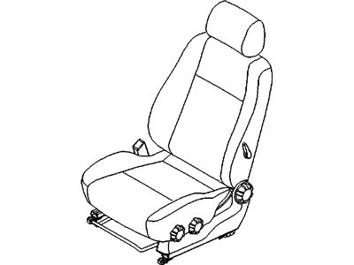 Chevy 20968024 SEAT,PASS(BLACK)(PRIOR TO 1/18/11)(FOR 2ND DESIGN SEE 22813205)