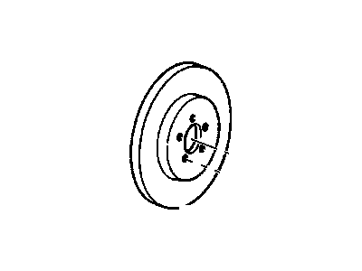 Chevy 96471275 ROTOR,FRONT BRAKE(DIAMETER:256)