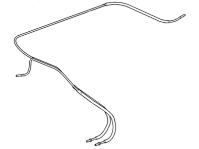 Cadillac 23452960 TUBE,AUTO LEVEL CONTROL AIR COMPRESSOR(PART OF 7)(INCLUDES 2)(AIR LINE ASSEMBLY)