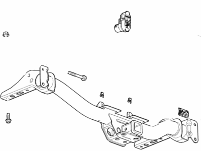 Chevy 84828929 PLATFORM PKG,TRAILER HITCH(INCLUDES 2-8)(INSTALL 0.50)(17.01 KG)(W/O HOLES FOR AEV)