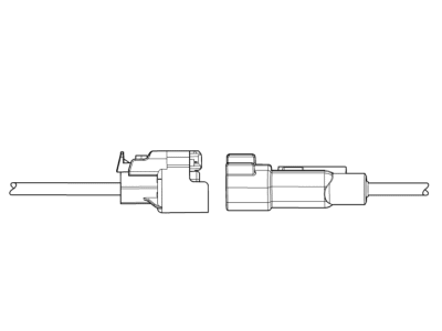 Chevy 88988440 CONNECTOR KIT,BODY WIRING HARNESS(BODY HARNESS TO FUEL TANK HARNESS)(BLACK)(12-WAY FEMALE)(W/O LEADS)(2.727)(SIDE ELECTRIC CODE: X350)