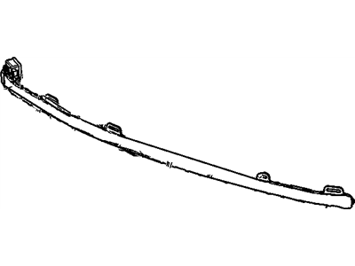 Cadillac 25812678 SENSOR,PEDESTRIAN IMP DETN(SEE GROUP 02.000 "PEDESTRIAN PROTECTION SYSTEM" FOR DETAILED ILLUSTRATED VIEW)