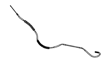 GMC 23480956 CABLE,PARKING BRAKE REAR(CODE AAMP)(USE ON VEHS W/CABLE LENGTH 1763MM)(FOR 1ST DESIGN SEE 22807378)