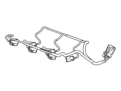 Chevy 92271595 HARNESS,FUEL INJECTOR WIRING(FOR GASOLINE FUEL RAIL)