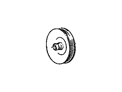 GMC 12605677 PULLEY,P/S PUMP(PHYSICAL IDENTIFICATION CODE 4004 & 5677)