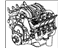 GM 19207552 Engine,Gasoline (Service New)