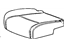GM 95034475 Cover, Rear Seat Cushion GM 95034475 Cover, Rear Seat Cushion