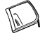 GM 23134805 Reveal Molding, Rear Driver Side