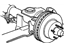 GM 14026865 Rear Disc Brake Machining Assembly