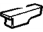 GM 25891050 Seal, Outside Rear View Mirror