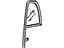 GM 22600808 Fixed Glass, Rear Passenger Side GM 22600808 Fixed Glass, Rear Passenger Side